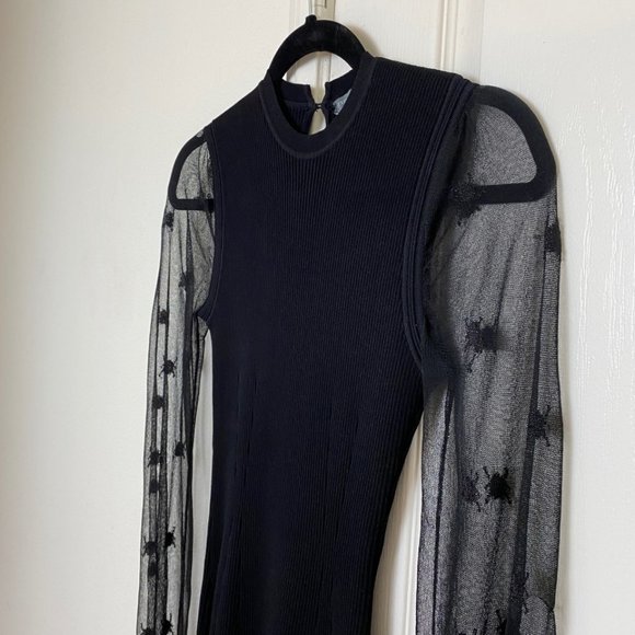 Worn once ALEXANDER MCQUEEN couture black dress - Picture 9 of 14